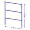 Cadre échelle 1500 x 1200 mm