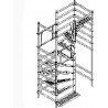 Escalier provisoire